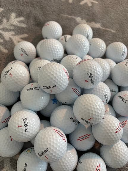 Golfbollar - 50st Titleist TruFeel Klass A