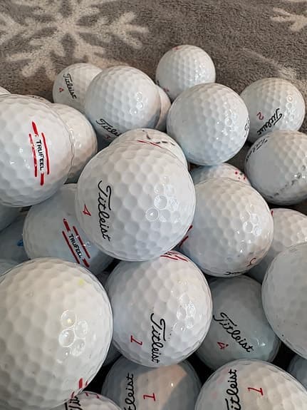 Golfbollar - 50st Titleist TruFeel Klass A