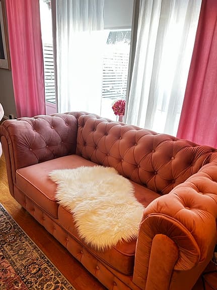 Chesterfield Lyx Soffgrupp 3+2+1 i Sammet