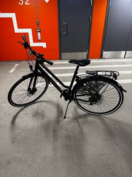 Nishiki stadscykel 50 cm 27,5" unisex svart