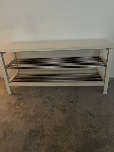 Ikea bänk med förvaring för skor ”Tjusig”