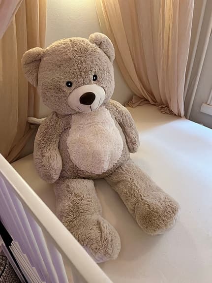 Teddykompaniet gosedjur stor nallebjörn beige