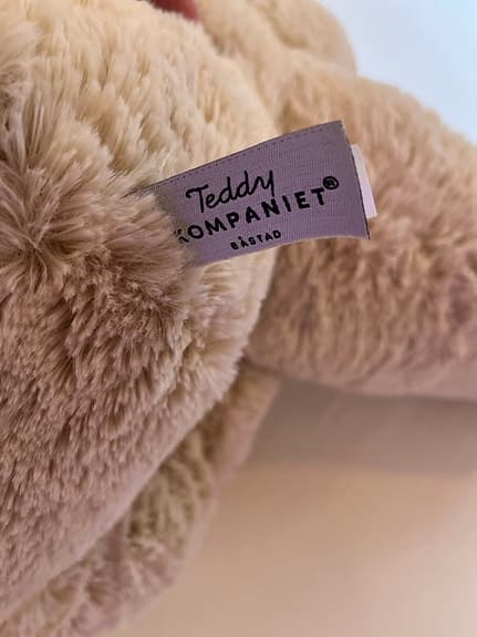 Teddykompaniet gosedjur stor nallebjörn beige