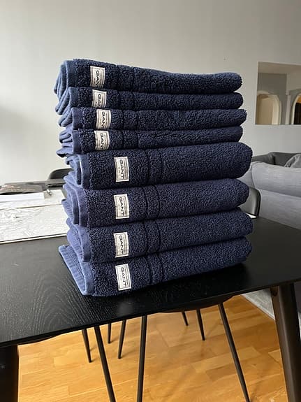 Lyxiga Gant-handdukar oanvända