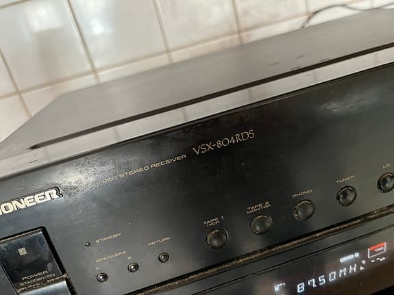 pioneer audi video receiver vsx 804 rds
