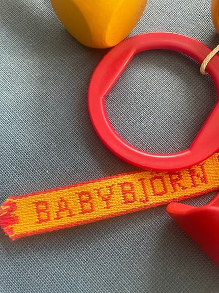 Fin babyleksak från 80-talet märke BabyBjörn