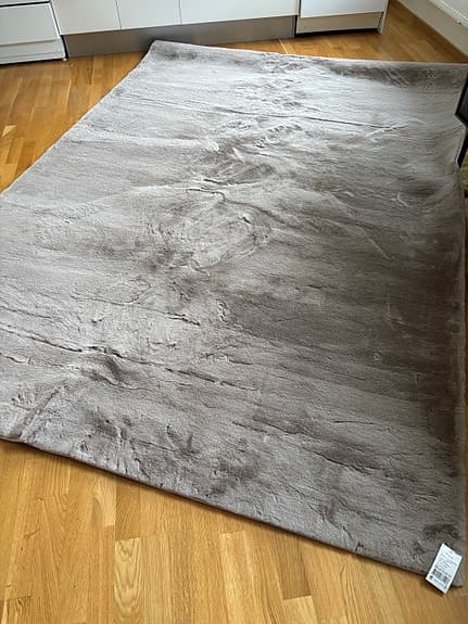 Jysk Heaven matta 200x290 cm taupe mikrofiberpolyester