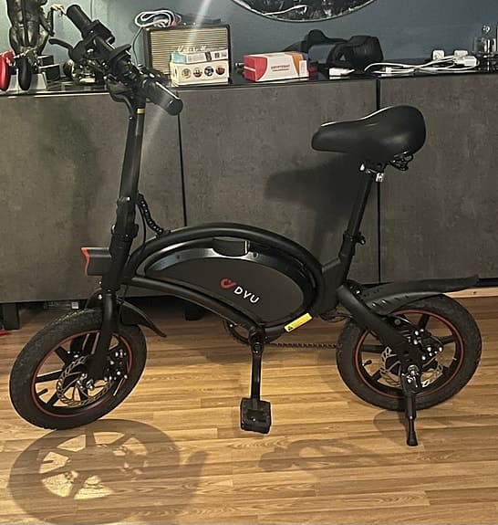 El cykel, inga repor eller problem.