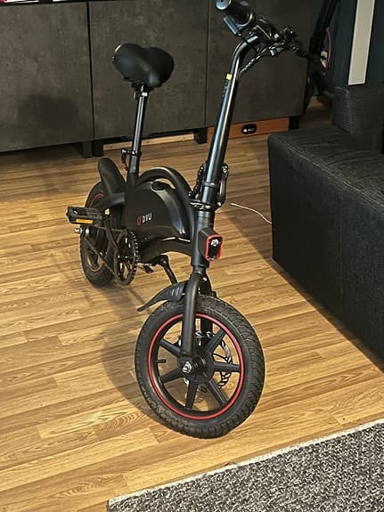 El cykel, inga repor eller problem.