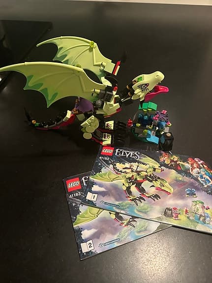 LEGO Elves 41183,  Trollkungens onda drake