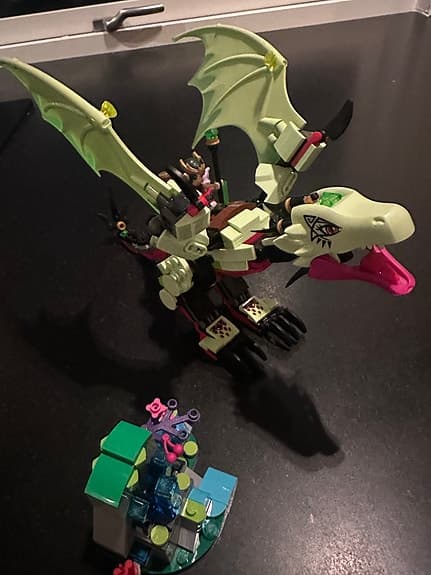 LEGO Elves 41183,  Trollkungens onda drake