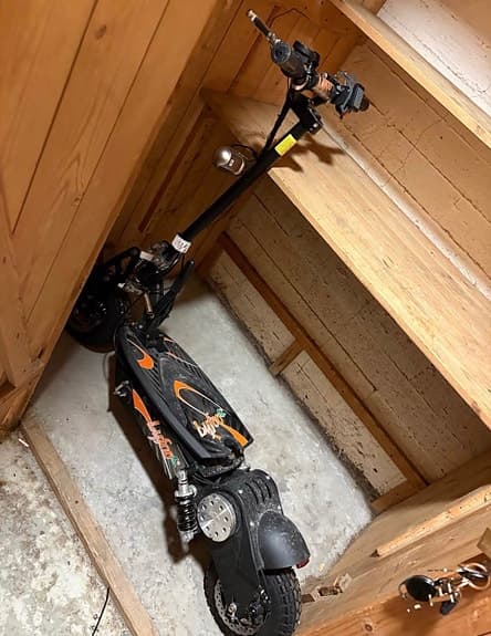 Nitro elektrisk scooter svart/orange