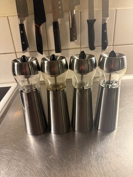 Duka kvarnset rostfritt stål