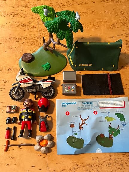 Playmobil Campare Med Motorcykel 5438