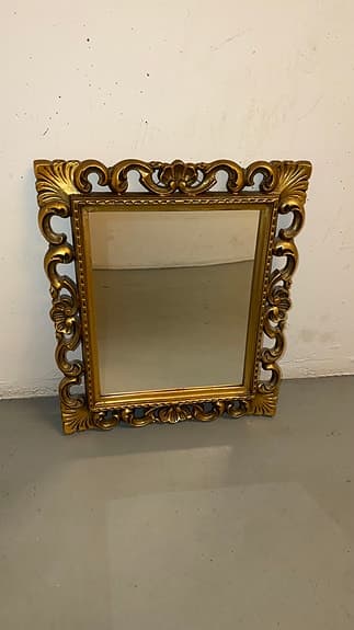 SPEGEL / Trä - Förgylld / Stockholm / 1900-tal