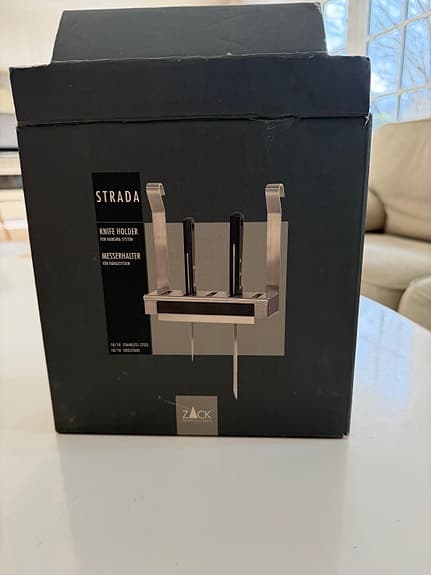 Knivhållare - rostfritt stål