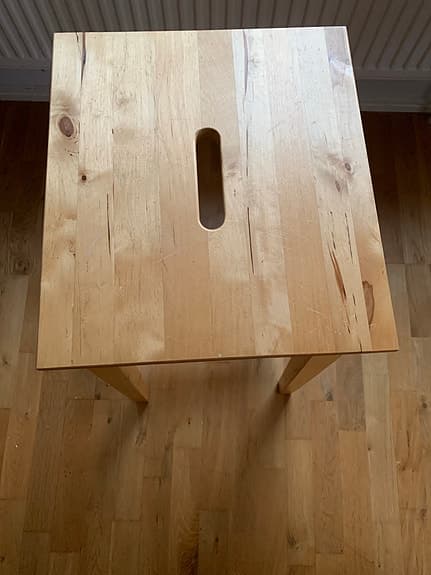 Pall med höga ben
