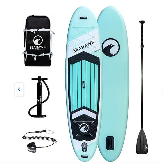 Standup paddle board (Seahawk Ocean) + elektrisk pump
