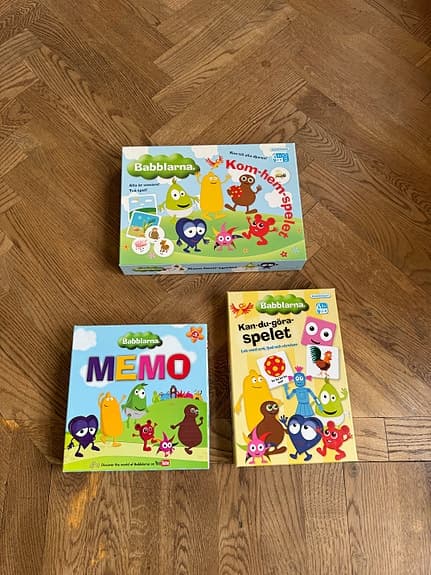 Babblarna spelpaket för barn 2+
