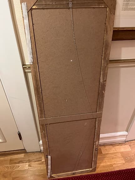 Spegel 150×60 cm – guldram