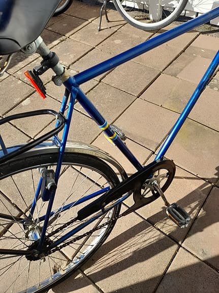 Monark herrcykel 53 cm 28" blå