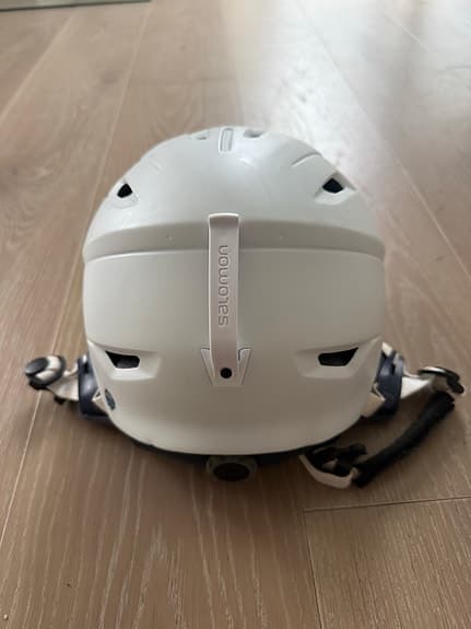 Salomon skid & snowboardhjälm stlk small, vit/pearl