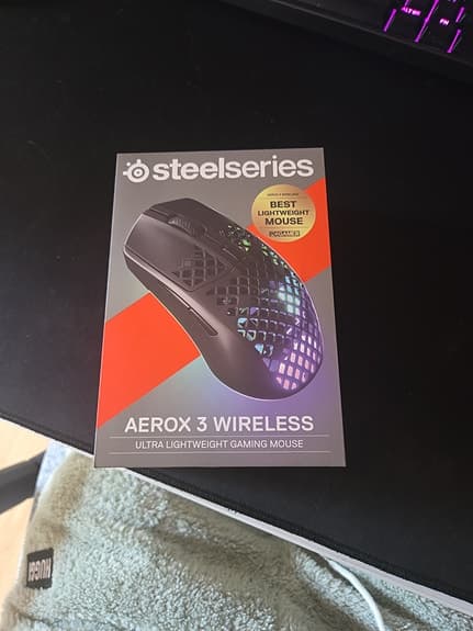 SteelSeries Aerox 3 Wireless gamingmus trådlös svart
