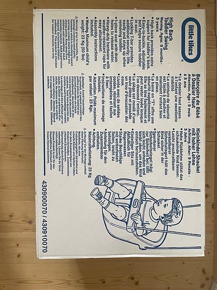 Little Tikes babyswing / gunga