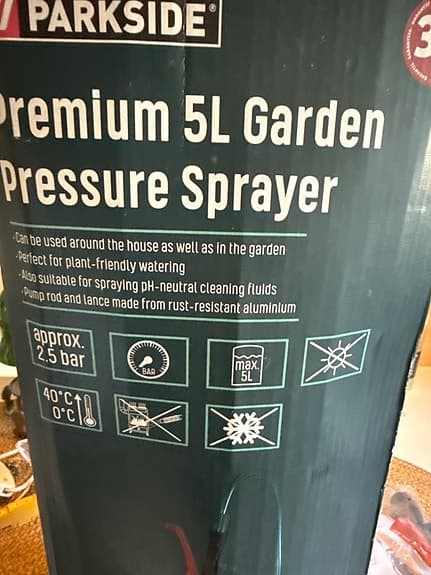 Owim Premium 5L garden tryckspruta 5 liter grön/Ny