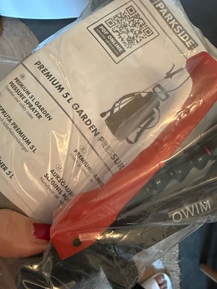 Owim Premium 5L garden tryckspruta 5 liter grön/Ny