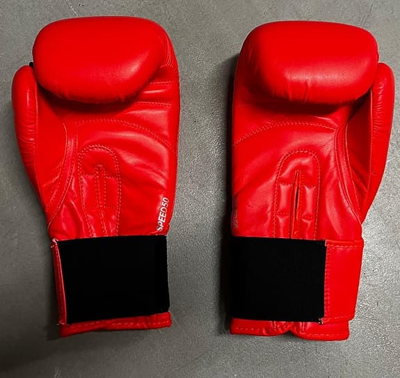 Adidas boxningshandskar unisex M röd