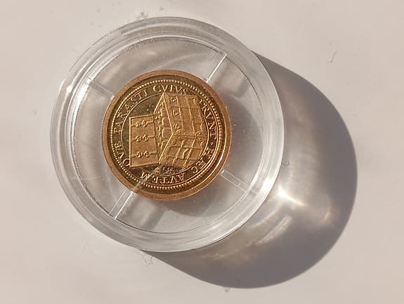 Skandinavisk Myntkontor minnesmynt euro guldpläterad