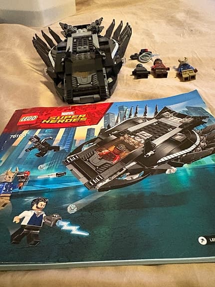 LEGO Marvel – Dubbla Royal Talon Fighters (76100) + Figurer & Manual!