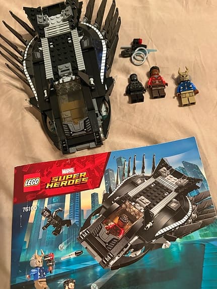 LEGO Marvel – Dubbla Royal Talon Fighters (76100) + Figurer & Manual!