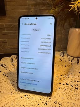 Samsung Galaxy A54 5G mobiltelefon 128 GB svart