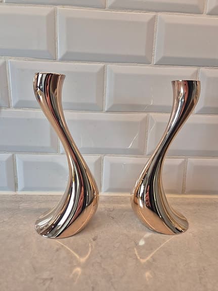 Georg Jensen Cobra Roséguld 18K Ljusstakar