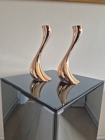 Georg Jensen Cobra Roséguld 18K Ljusstakar