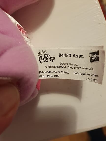 Vintage Purple Spider LPS- Hasbro- 2009 märkesgosedjur