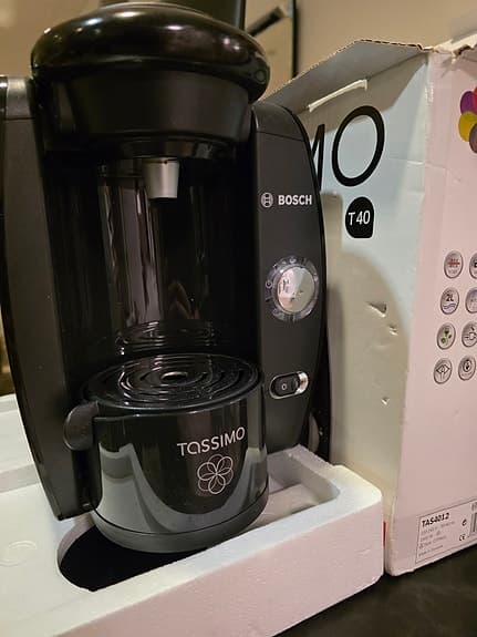 Bosch Tassimo T40 kapselkaffemaskin svart
