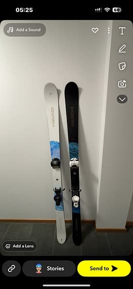 Head oblivion 94 alllmountain skidor med bindningar vit och svart