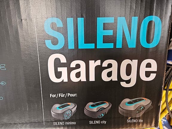 Garage till gardena robotgräsklippare