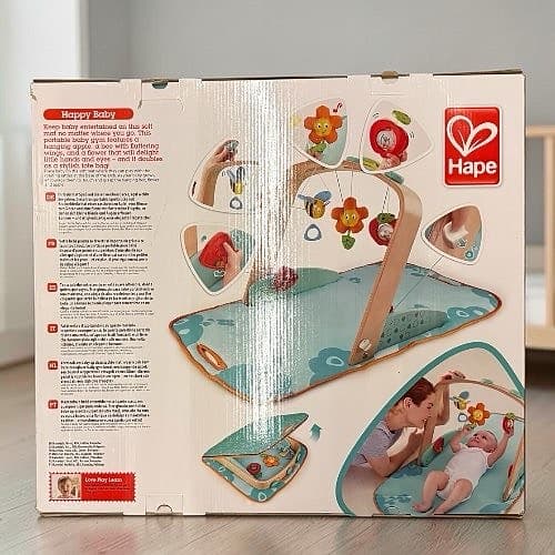 Nytt Hape babygym portabelt i trä