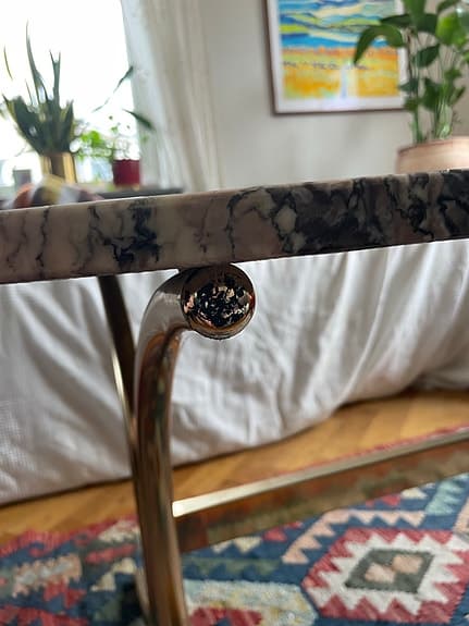 Soffbord i marmor