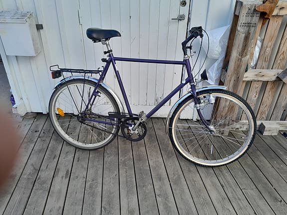 Monark stadscykel herr lila
