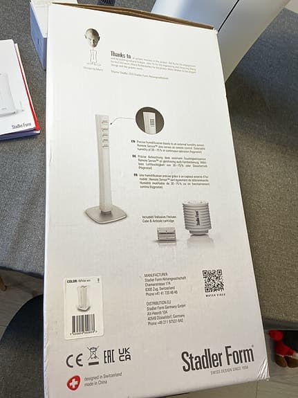 Stadler Form Eva luftfuktare vit