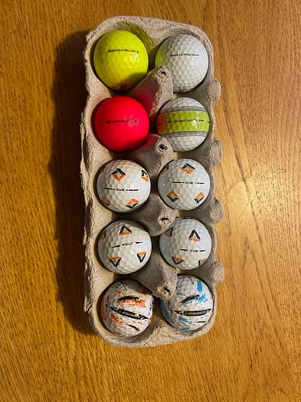 12st premium golfbollar Titleist, Callaway och TaylorMade