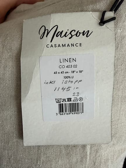 Exklusiva kuddar från Maison Casamance, nyskick