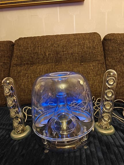 Harman Kardon högtalarsystem 2.1 genomskinlig