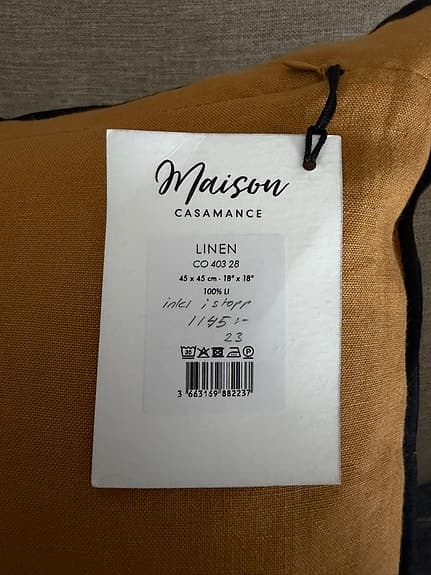 Fin kudde från Maison Casamance, nyskick