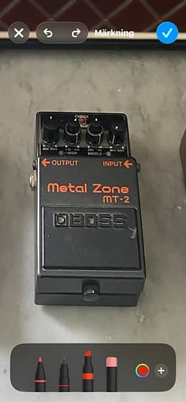 Vox Pathfinder 10 förstärkare och gitarrpedaler